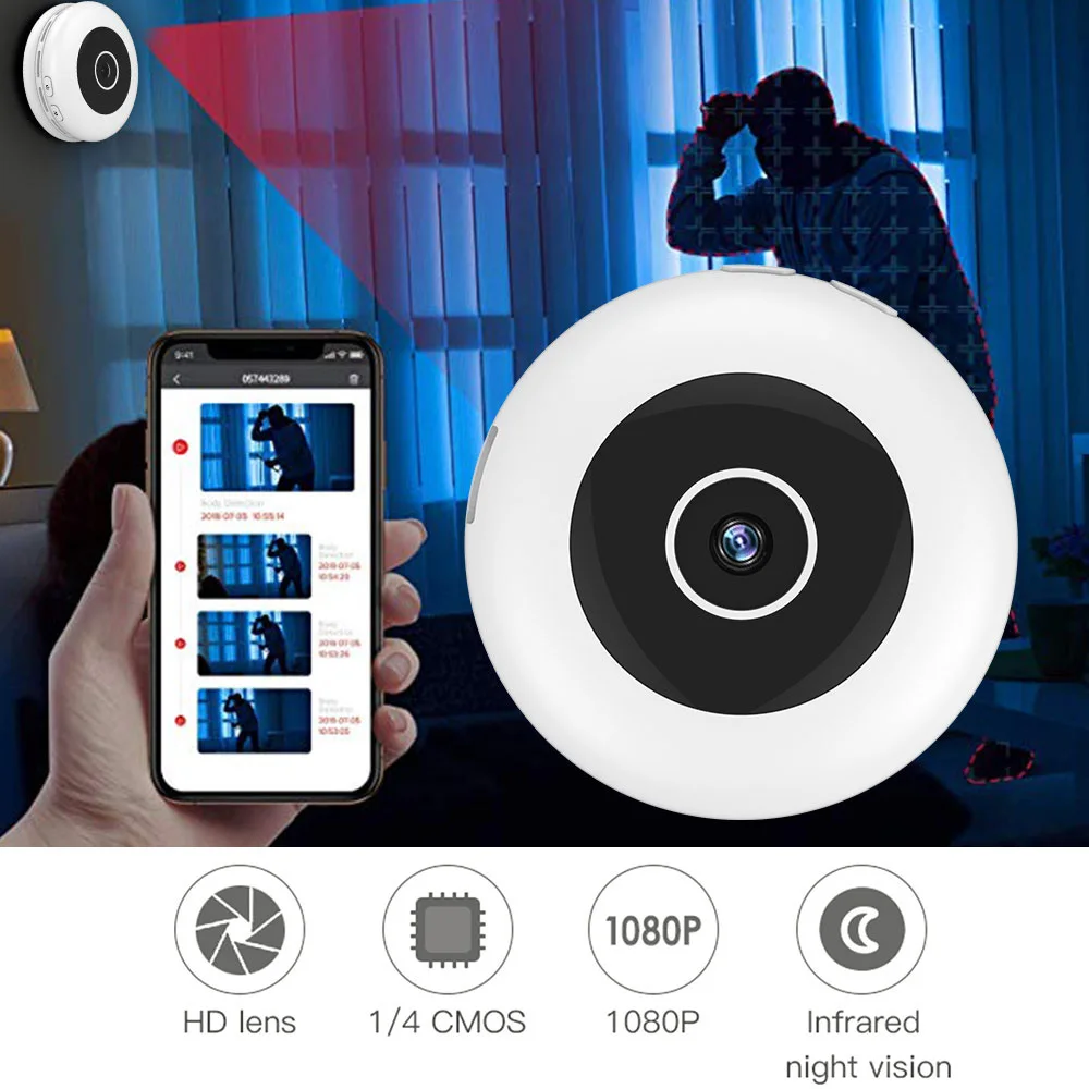 H11 WIFI Mini DV Video Recorder Waterproof Gifts Infrared Night Vision 1080P Motion Detection Travel Camcorder Photography
