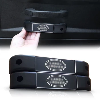 

Car Interior Aluminum Alloy black Door Handle Trim for Land Rover Defender 110 90 2008 2009 2010 2011 2012 2013 2014 2015 2016
