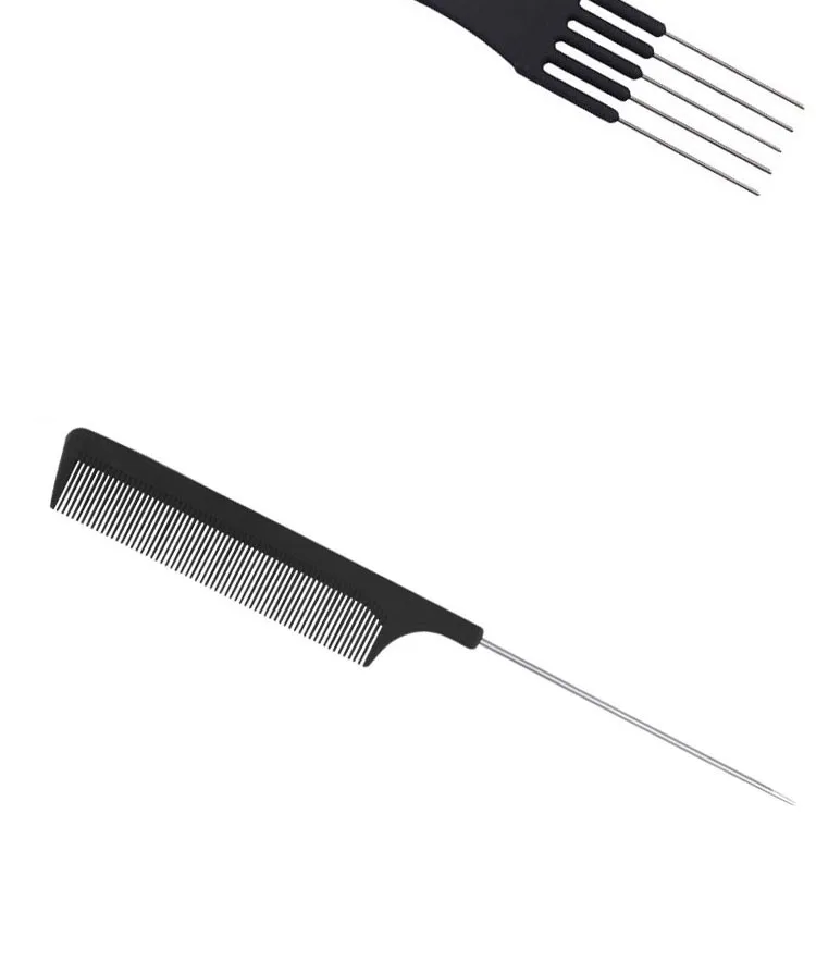 10 шт./компл. набор для стайлинга волос расческа Антистатическая расческа для волос парикмахерские инструменты для стрижки волос