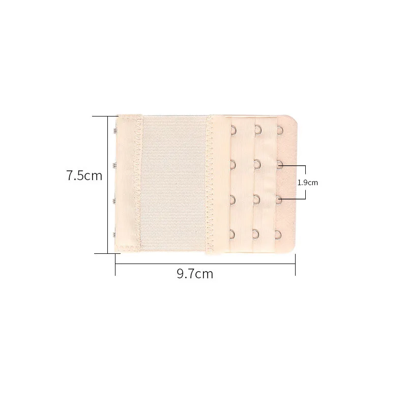 1PC 4 Hooks Bra Extender for Women's Elastic Bra Extension Strap Hook Clip Expander Adjustable Belt Buckle for Underwear