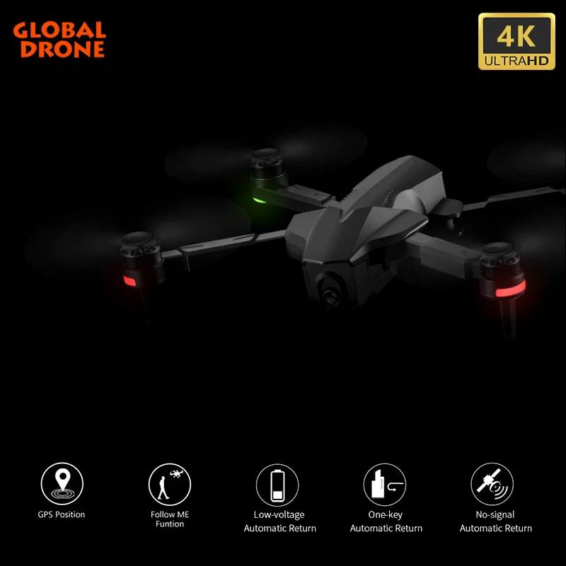 Gps Дрон 4K Дрон с HD камерой удержание высоты Следуйте за мной RC Квадрокоптер Wifi FPV Дроны с камерой HD VS F11 PRO ZEN K1 E520