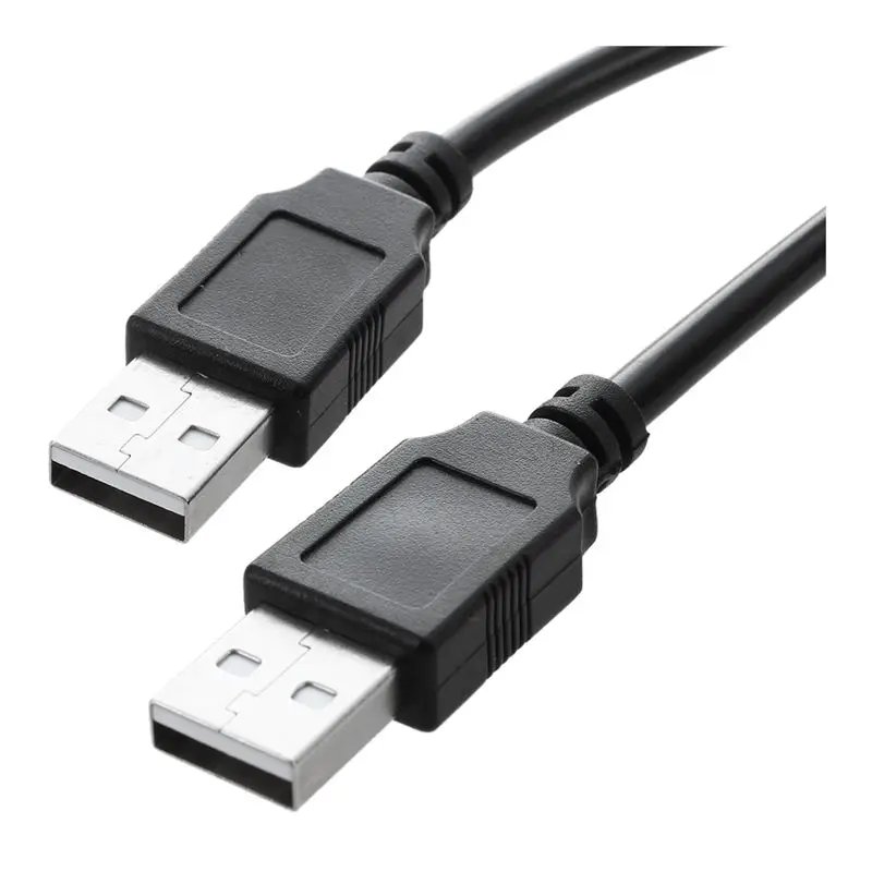 1 м высокоскоростной USB 2,0 экранированный кабель папа-папа черный