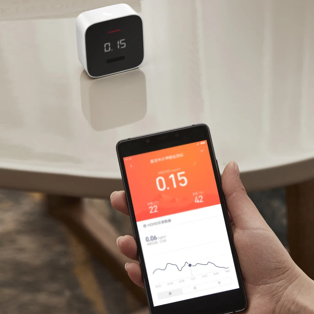 Xiao mi jia Honeywell монитор формальдегида HCHO OLED Bluetooth температура Hu mi dity датчик газа работает с mi home App