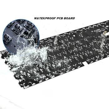 

Game Mechanical Keyboard 104-Key Hybrid Backlight LED USB Wired Keyboard Metal Mechanical Keyboard For Desktop Laptop