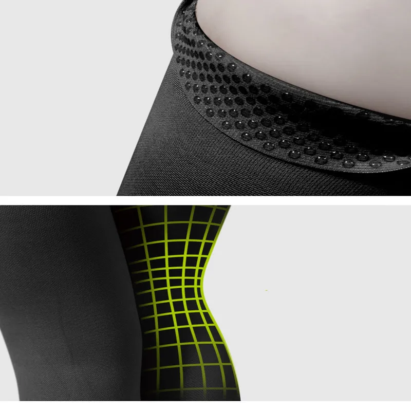 Силиконовые Нескользящие компрессионные колготки с высокой трубкой для