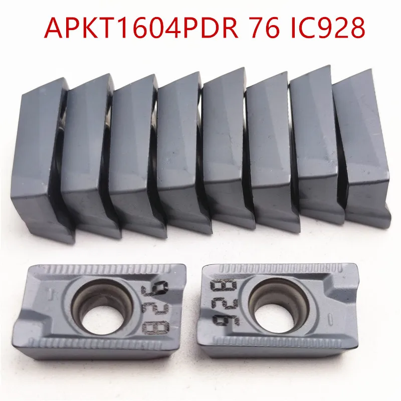 20шт фрезерный инструмент APKT1604 PDER 76 IC928 фрезерный токарный инструмент 20шт apkt 1604 карбидные вставки токарные инструменты Внешний токарный инструмент