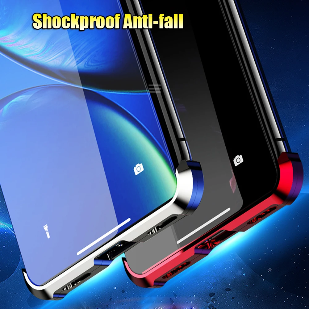 For iPhone 11 Pro Max 360° Luxury Frameless Case Cover Front+Back Magnetic Tempered Glass Phone XS XR |