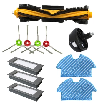 

Roller Side Brush Filter Kit For Ecovacs Deebot Ozmo 900 DN5G Vacuum Cleaner Mop Cloths Side Brushes Roller Brush Filters