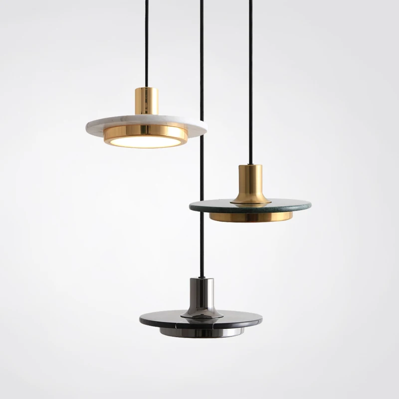 Led light Pendant lamp marbel Hanging lights led for home modern house project hotel | Освещение