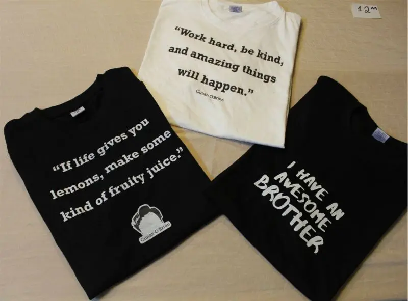 Оптовая Продажа партия 3 Новые Потрясающие цитаты дизайн футболка подарок Размер