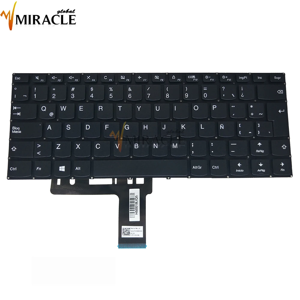 Teclado-teclado para Lenovo 31014ikb 310-14isk com Estrutura Cilíndrica Inglês e Outros Ambientes - Imagem 2