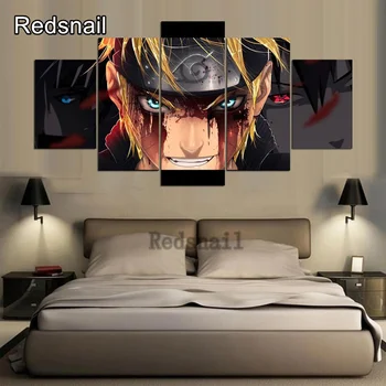 

5 panel Naruto anime Diamond Painting Full Square round drill Diamond Embroidery Multi-pictures 5d Cross Stitch Mosaic TT1040