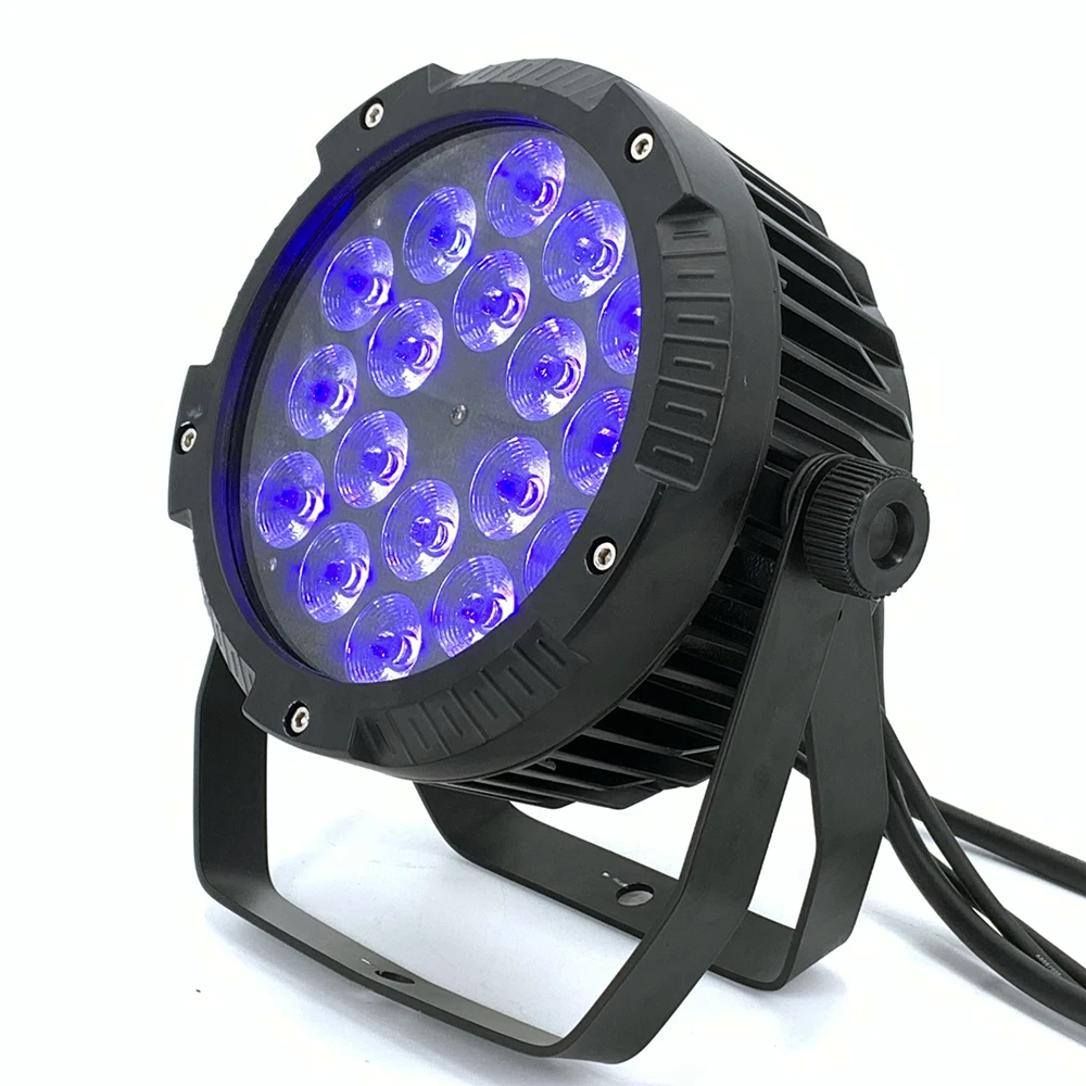 IP65 водонепроницаемые 18x12 Вт светодиодные лампы Par RGBWA УФ огни 6 в 1 dj DMX512 управление