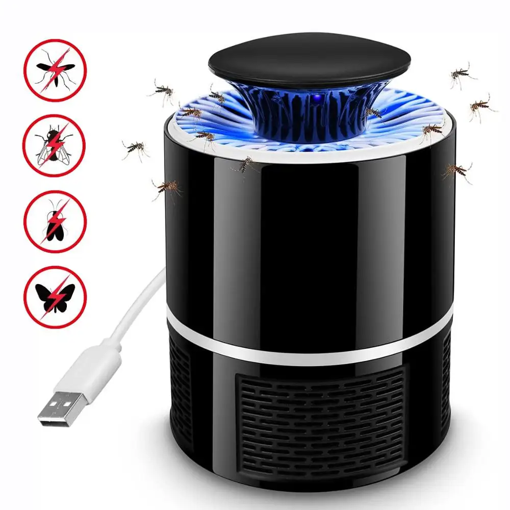 LEADLY Mosquito Killer лампа черный USB электрическая без шума излучения перезарядка