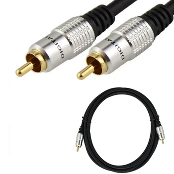 

RCA to RCA Cable Video Audio Coaxial Cable Stereo Digital RCA Connector for TV DVD Amplifier Hifi Subwoofer Cable 1m 2m 3m 5m