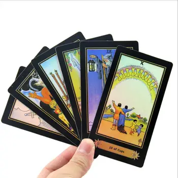 

78 Pcs English Tarot Cards Game Exquisite Pattern Table Deck Board Games For Family Party Game Playing Card Gift With Guidebook