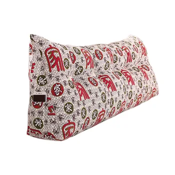 

Linen Linen Cotton Wedge Headboard, Washable Large Pillow Support Waist, Home Decor, Bedside Pillow, Rocking Chair Cushion