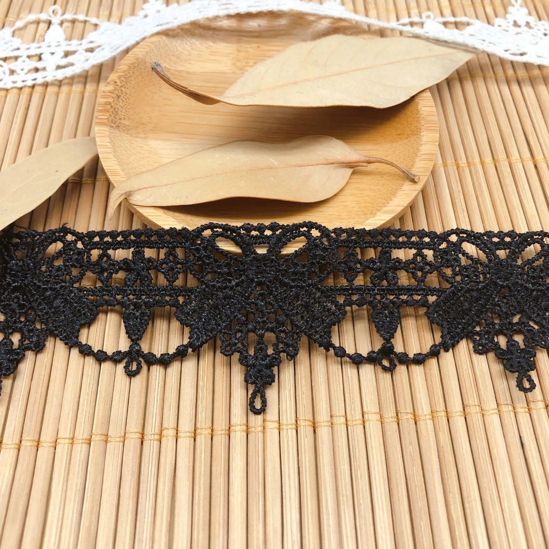 

3.6CM Wearable Webbing Hollow Bowknot Lace Fabric DIY Home Soft Sewing Decoration Accessories