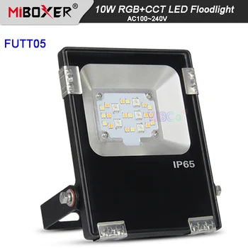 

Miboxer AC 110V 220V 10W RGB+CCT LED Floodlight FUTT05 Waterproof IP65 RGB LED Outdoor Light Garden lamp for Green space/Park