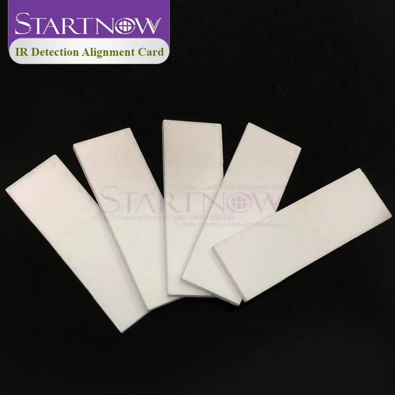 Startnow 180x180mm Laser Engraving Marking Machine Test Photographic Paper Focusing Paper Double Sided Black Dimming Paper images - 6