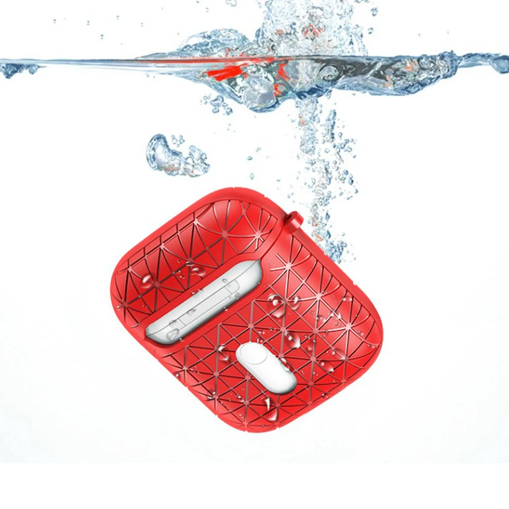 

TOTU Anti-Dust Earphone Case For Apple AirPods Cover For Wireless Bluetooth Headphone Air Pods Pouch Protective With Hook