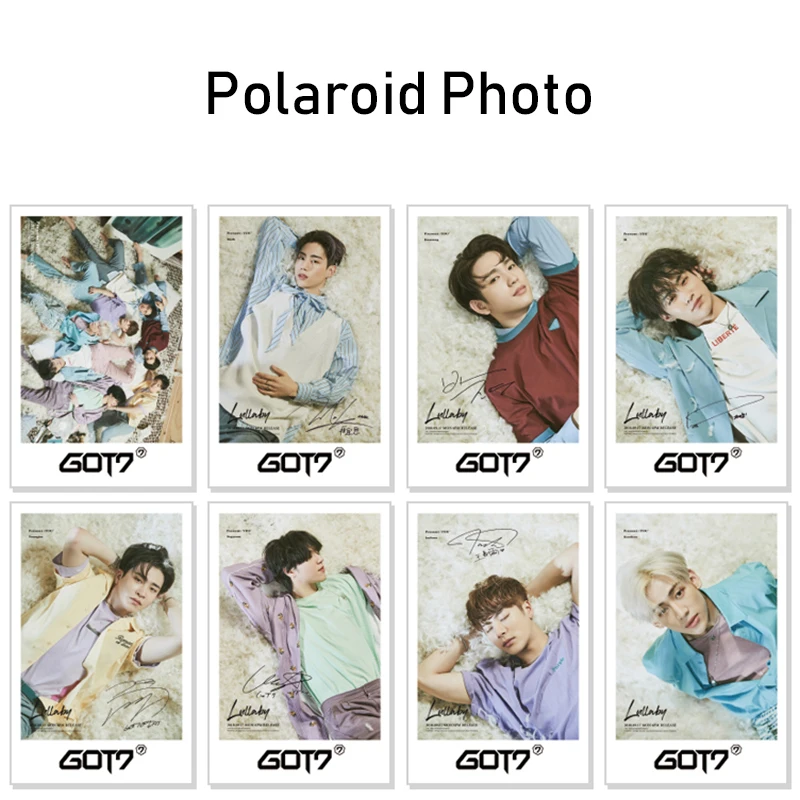 Модный Kpop GOT7 набор альбомов для фотосъемки, Подарочный плакат, сумка GOT7, фотокнига, баннер, значок, фотография Поляроида, вентиляторы, коллекция, подарки