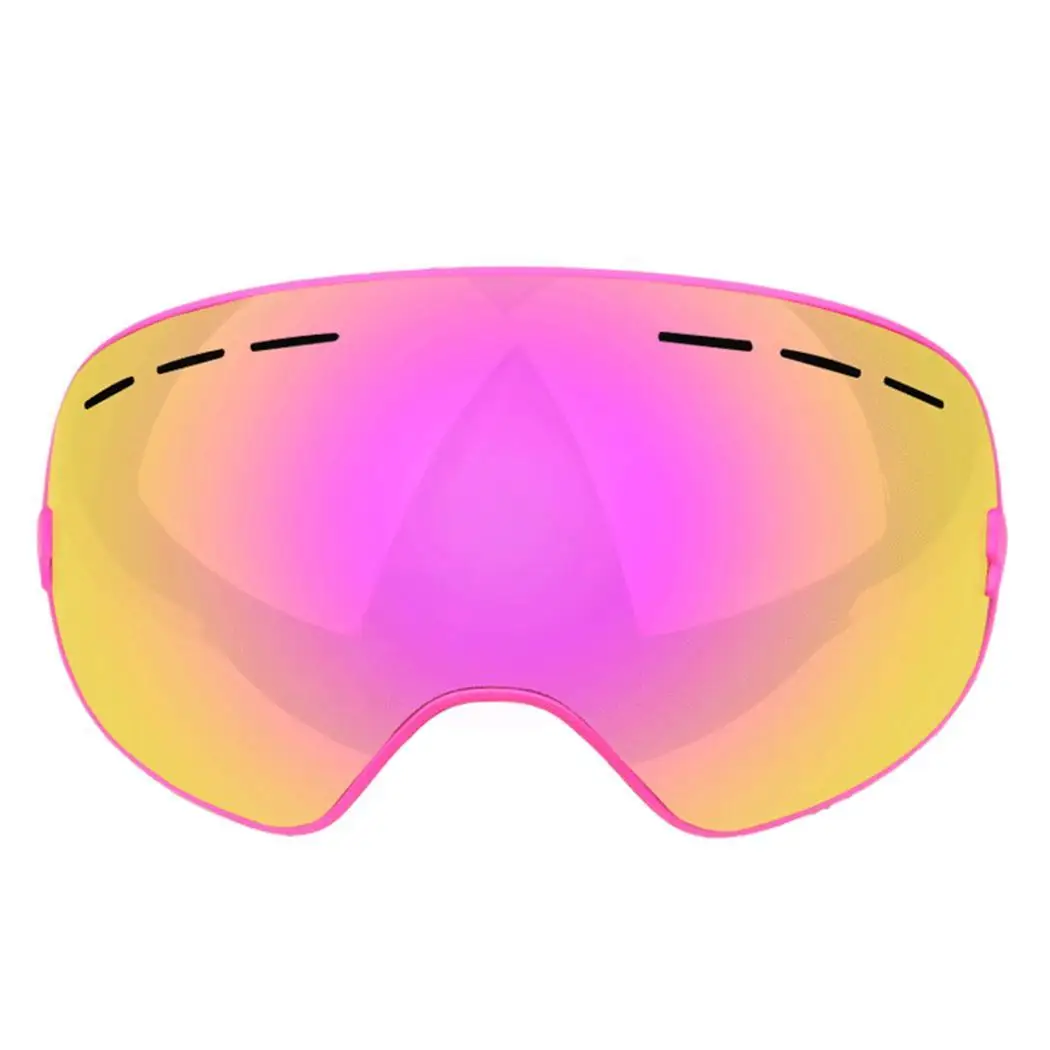 New Unisex Double Layers Anti-condensate Big Outdoor Mask Ski Snow TPU Snowboard Polyester Goggles
