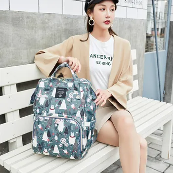 

Lequeen Casual Diaper Bag Multi-Function Large Capacity Shoulder Maternity Package Mommy Bag Fashion Portable Mother's Bag