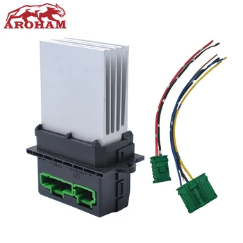 

Air Conditioning blower Resistor+Connector/Wire for Renault Citroen Megane Scenic Clio PEUGEOT 207 607 6441 L2 6441L2 7701207718