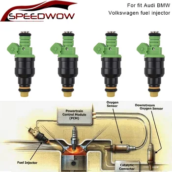 

SPEEDWOW Fuel Injector Nozzle For Audi BMW Vw For Volvo For Ford For Chevrolet 6pcs 0280150558 Flow Matched Fuel Injector