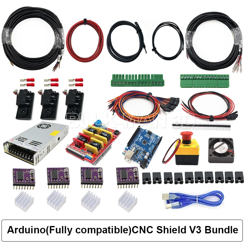  Máquina enrutadora CNC 7575 Kit completo puerto USB de 4 ejes fresadora CNC automática maquinaria d