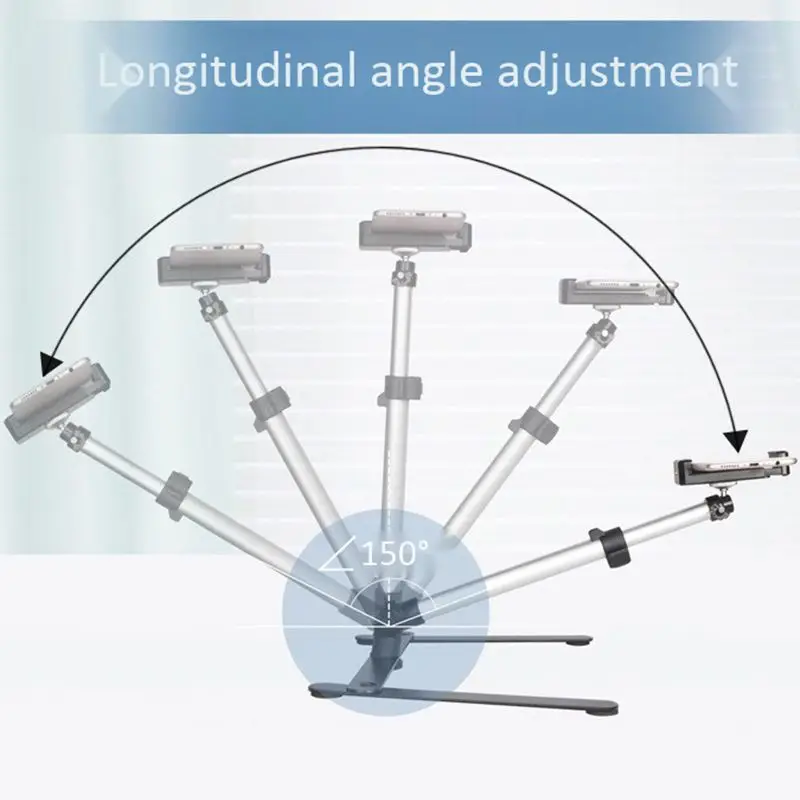 Фотосъемка регулируемая настольная подставка Набор мини монопод+ зажим для телефона заполняющий светильник Bluetooth управление