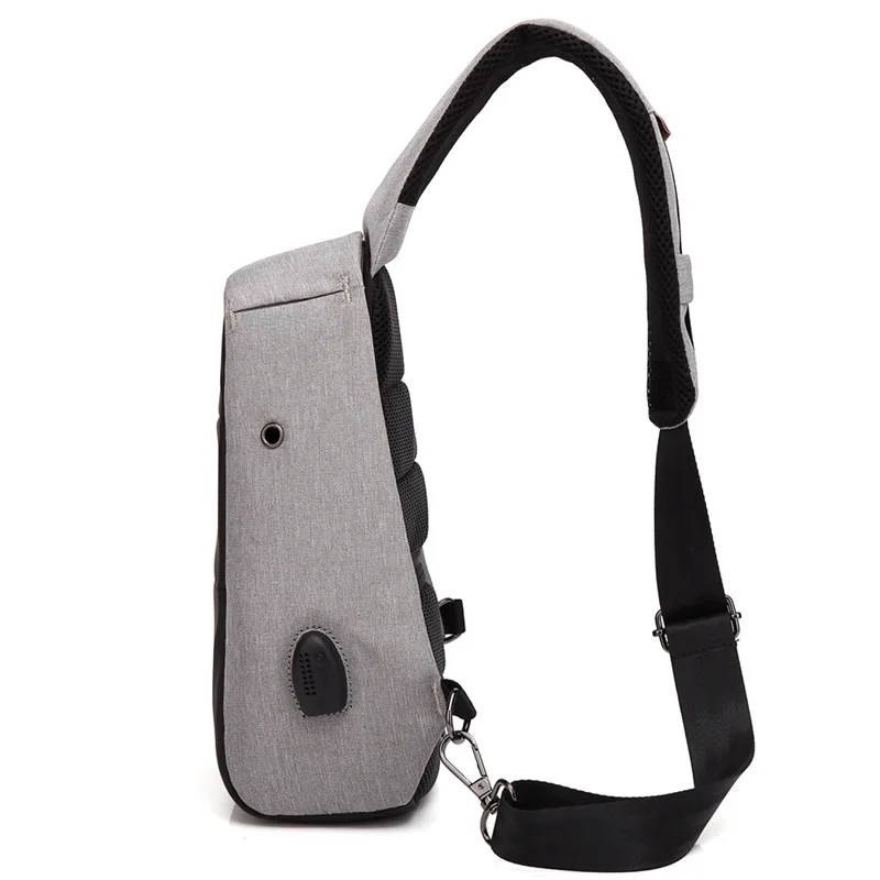 

Poso New Style MEN'S Chest Pack Outdoor Casual Shoulder Bag Sports Oblique Bag