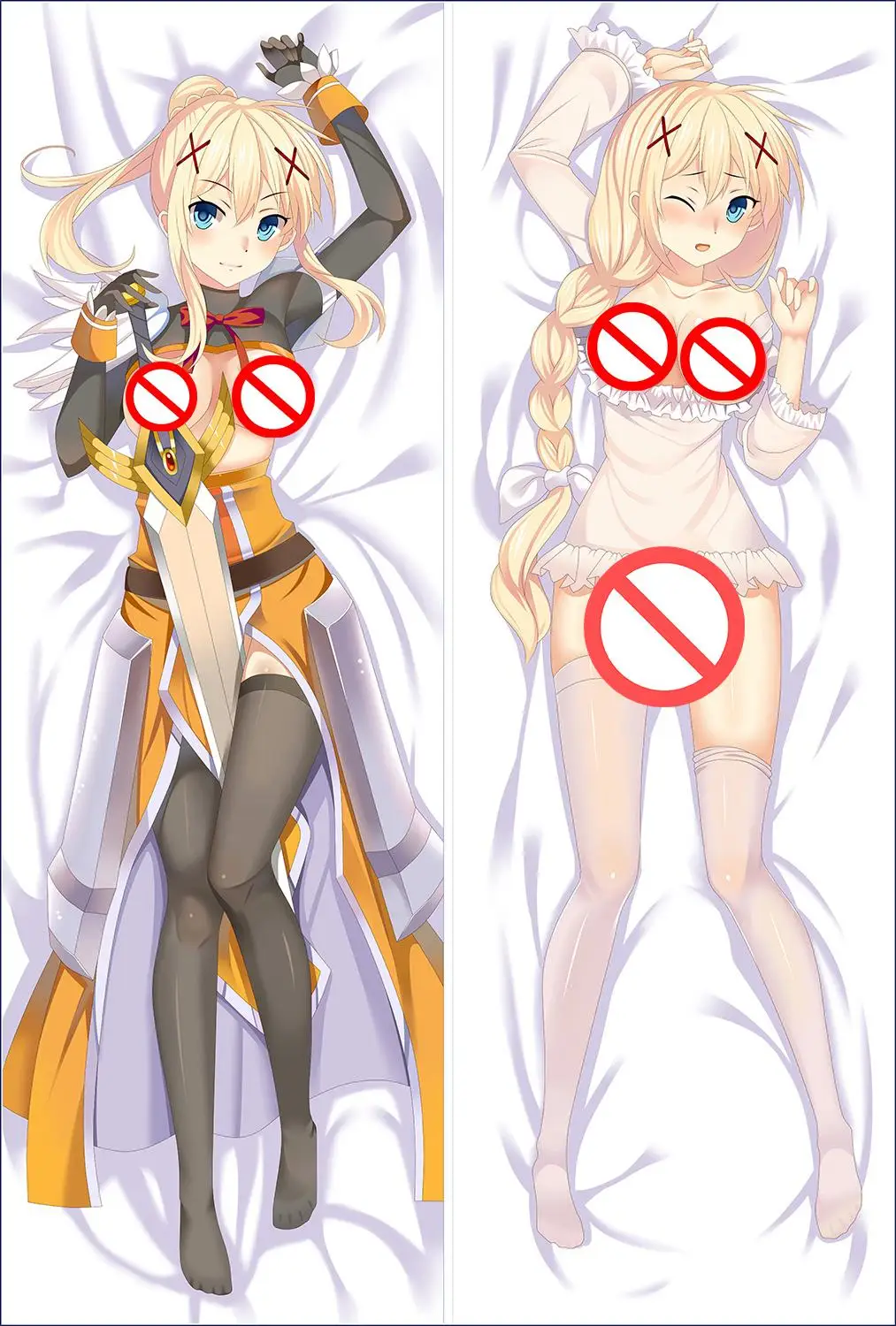 Аниме KonoSuba Aqua Dakimakura Обложка персонажи Kono Subarashii Sekai ni Shukufuku o! Чехол Подушка Megumin