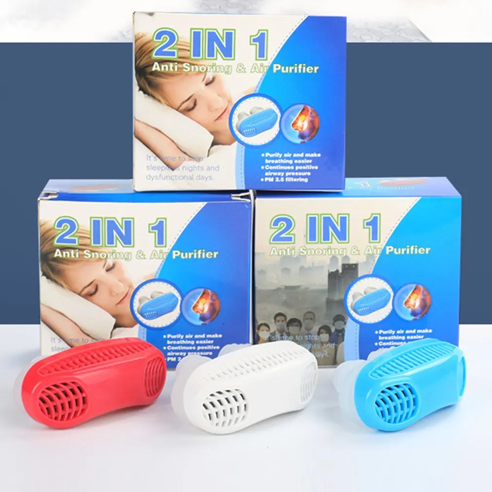 Микро CPAP электронное устройство против храпа для предотвращения апноэ во сне