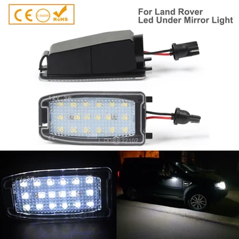 

2x Led Puddle Side Mirror Lamp Light For Land Rover LR2 LR3 Freelander 2 Rang Rover L322 Sport