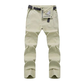 

2019 New Spring Summer Quick-drying Casual Trousers Men Thin Section Waterproof Breathable Outdoor Hiking Camping Trousers