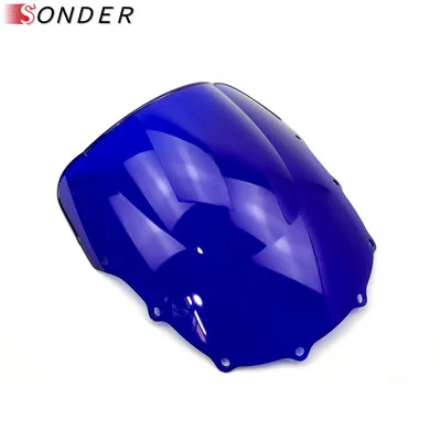Blue Screen For Kawasaki ZZR400 ZZR600 ZZR 400 ZZR 600 1993-2007 1993 1994 1995 1996 1997 1998 1999 2000 Windshield WindScreen - Цвет: Blue