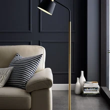 Промышленная Металлическая Напольная Лампа в скандинавском стиле, простая Роскошная современная светодиодная стоячая лампа для спальни, для учебы, для чтения, для гостиной, офиса, гостиной