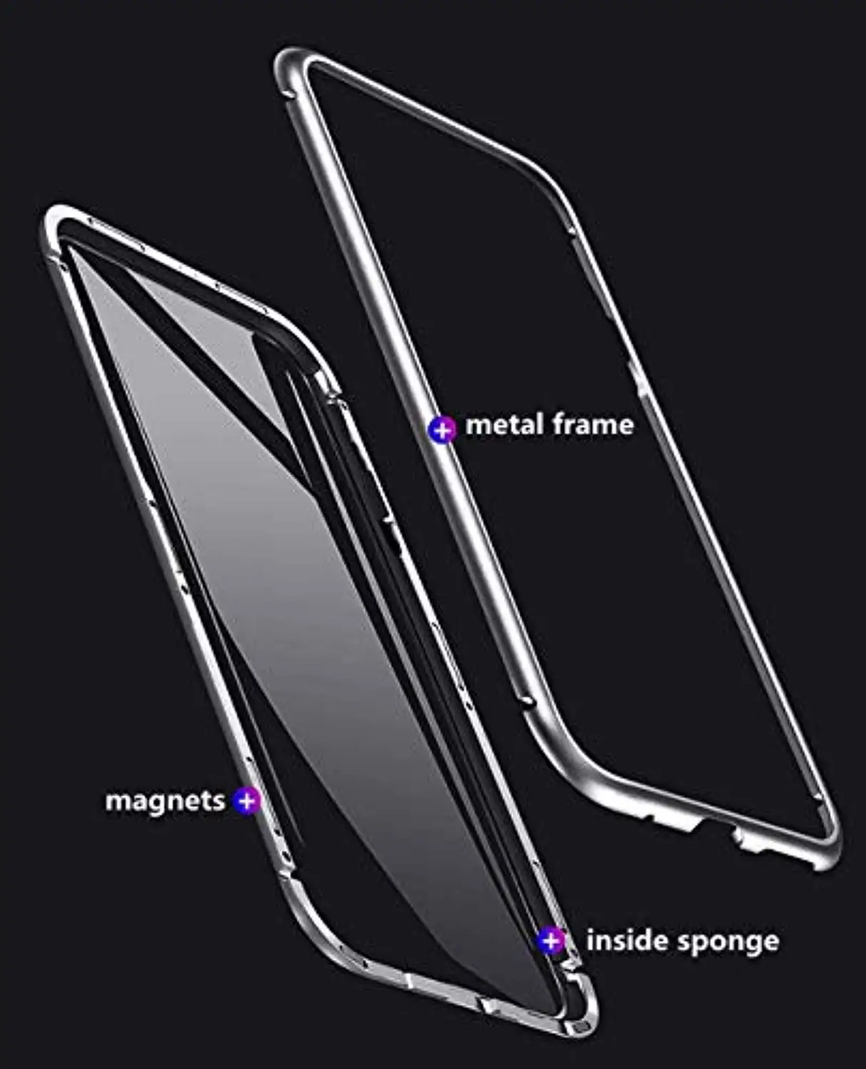 360 Полный Магнитный бампер Задняя стеклянная крышка для SAMSUNG A10 A20 A30 A40 A50 A70 A80 M10 M20 M30 крышка металлический бампер телефонные чехлы