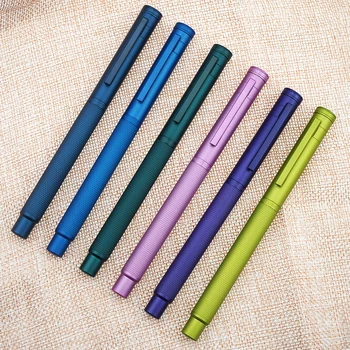 

Hongdian Black Forest Metal Fountain Pen Black/Golden EF/F/Bent Beautiful Tree Texture Excellent Writing Business Office Pen