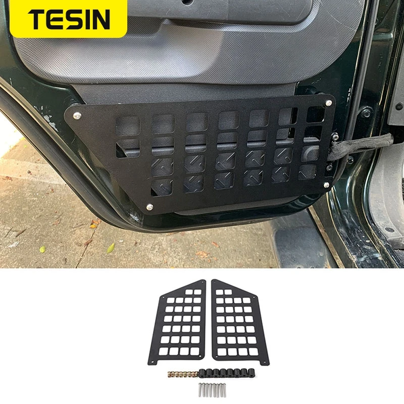 

TESIN Rear Racks for Jeep Wangler JK 4 Door Car Rear Door Storage Rack Shelf for Jeep Wangler 2007 2008 2009 2010 Accessories