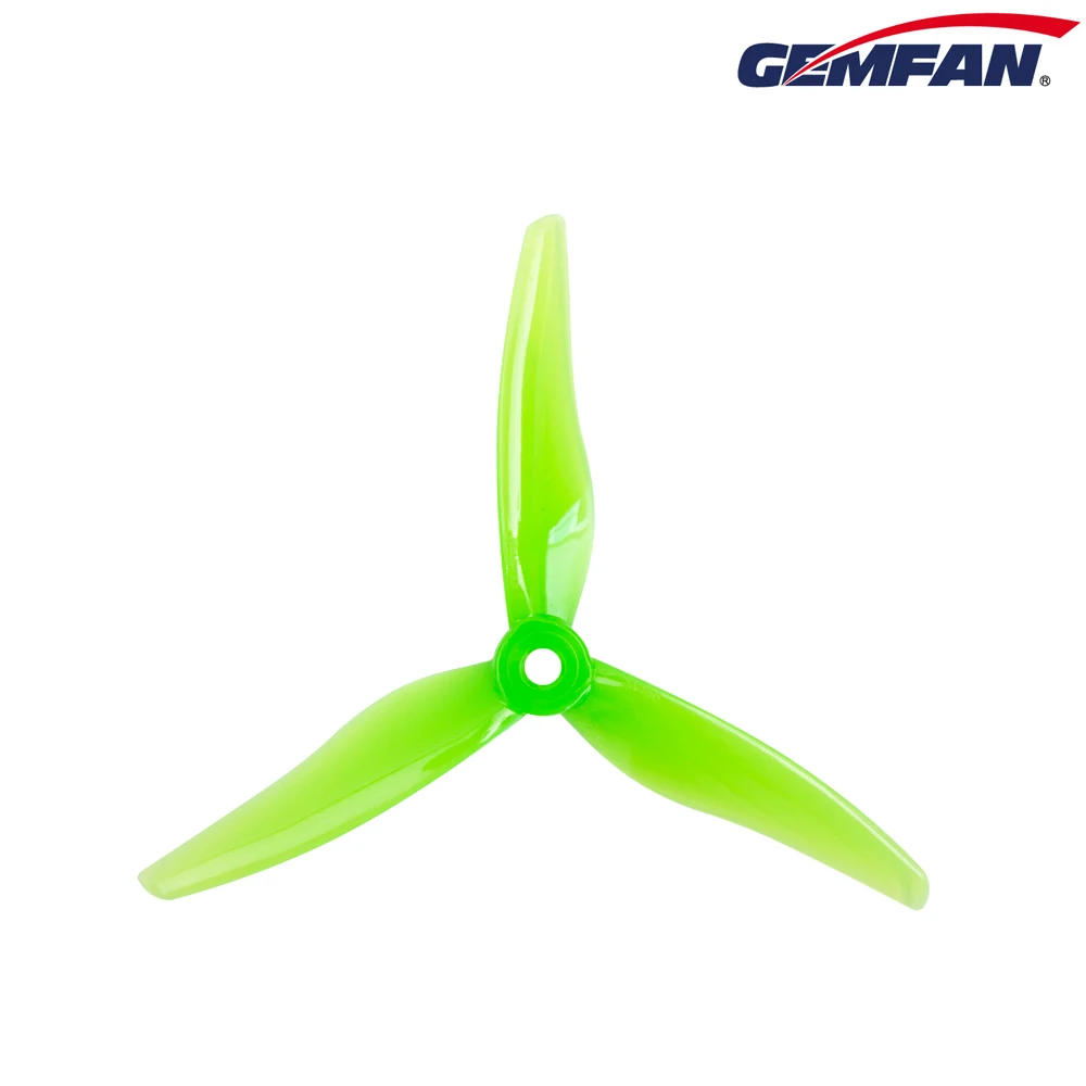 Green 20 шт/10 пар Gemfan Hurricane 51466 tri-blade пропеллер реквизит для 2306 2207 мотора RC FPV Multirotor 3 Лопасти CW CCW пропеллер - Цвет: Green
