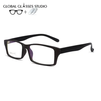 

Ultra Light Big Rectangular Frame Black Student Men Or Lady Eyewear Flexible Prescription Optical Eyeglasses JH195013-C77