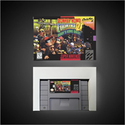

Donkey Country Kong 2 - Diddy's Kong Quest - RPG Game Card Battery Save US Version Retail Box