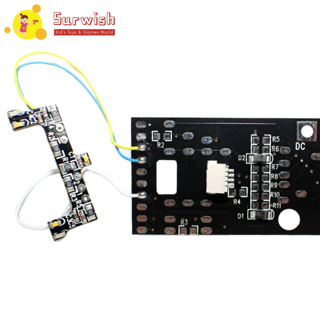 

HO 1:87 Scale Train Model PCB Circuit Board With Bulb Light Sound For Sand Table