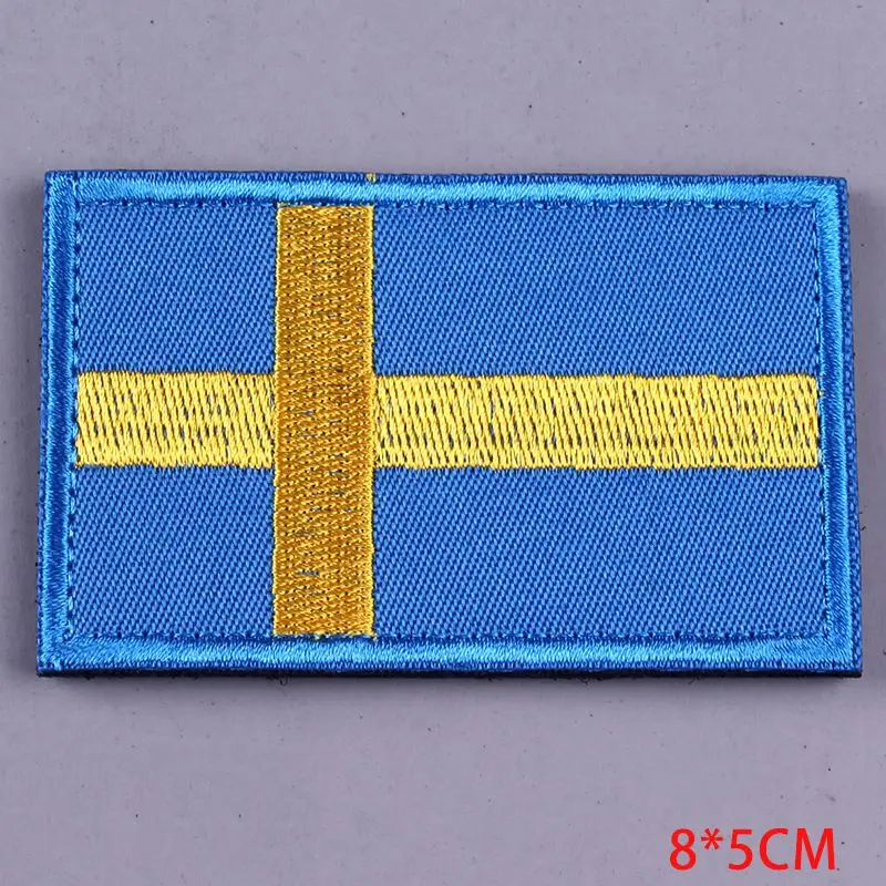 Prajna Hook&Loop Tactical Patches Armband Embroidered Army Badge For Clothing Bag Military Country Flag Hook Loop Applique DIY F - Цвет: 0063