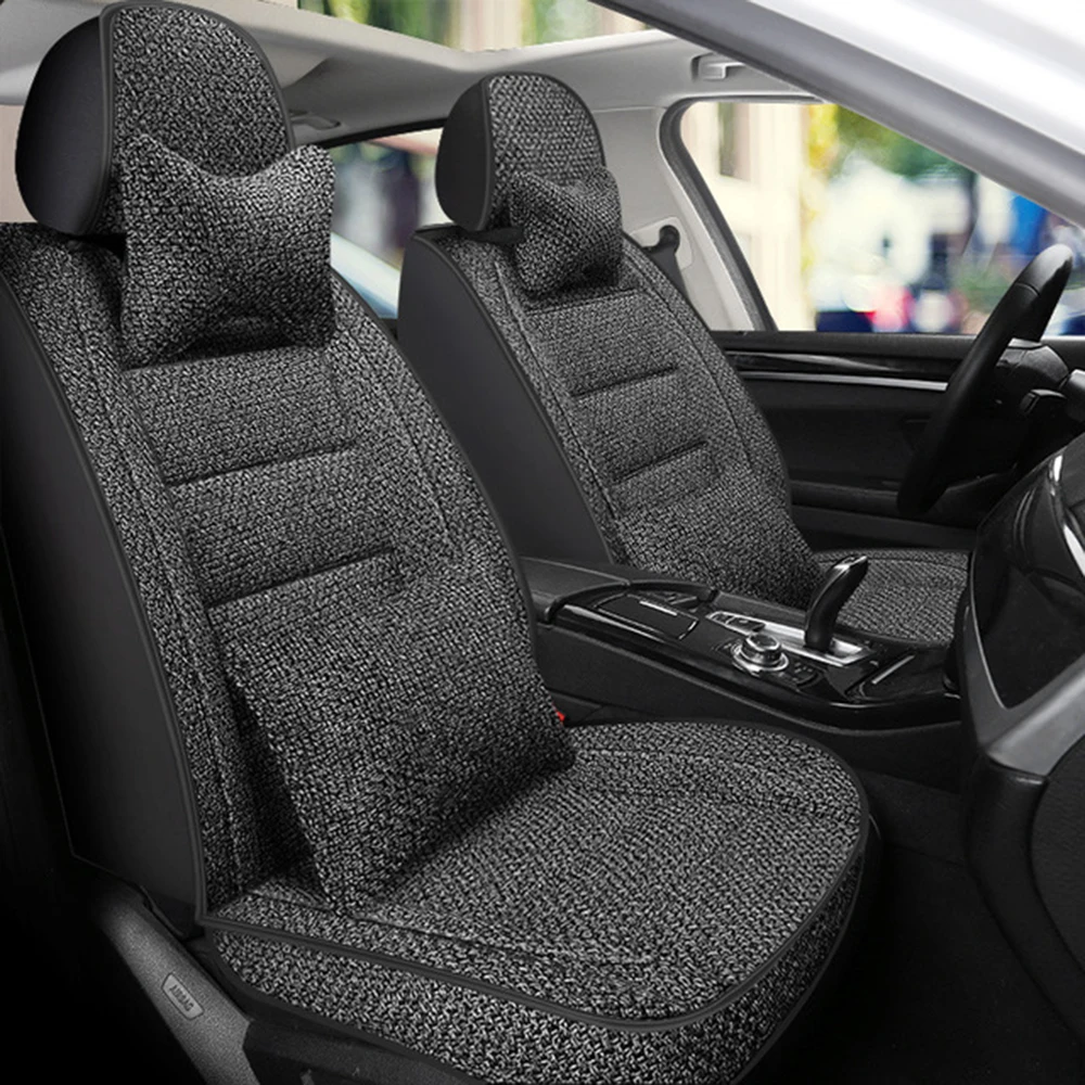 

11 kits leather Universal Automobile Seat set Universal Automobile Seat Cover Five-seater Car Chair Covers Front Rear Protective