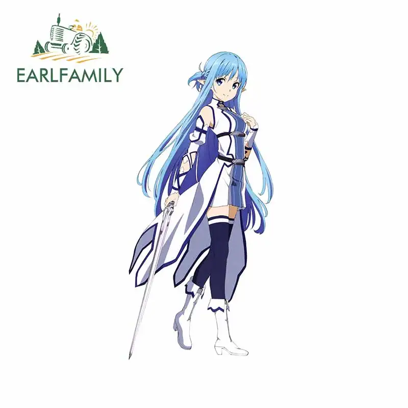 EARLFAMILY 13cm x 6.2cm for Anime Sword Art Online Vinyl Car Wrap Decals Bumper Decoration Motorcycle Pull Flower Stickers | Автомобили и