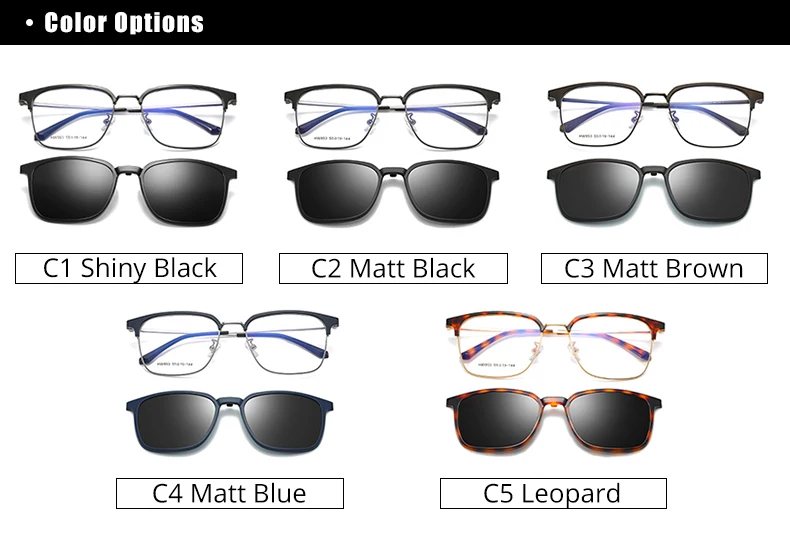 Tony Stark 2 в 1 поляризованные солнцезащитные очки с магнитным зажимом, квадратные очки для близорукости по рецепту, мужские Оптические Оправы на заказ Z953